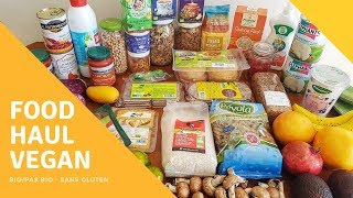 VEGAN FOOD HAUL  Retour de courses 🍍🥝🍃 BioSans gluten [upl. by Ahsad]