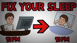 How To Fix Your Sleep Schedule  Reset Your Sleep Pattern animated [upl. by Adiesirb]