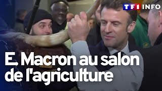 Emmanuel Macron au salon de lagriculture [upl. by Graehl]