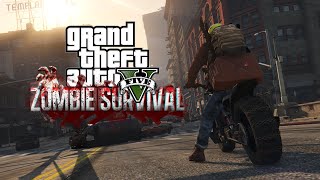 GTA 5 Zombie Apocalypse Survival Mod Part 2 [upl. by Etnomal]