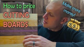 How We Priced a Cutting Board Real Numbers  Woodworking Business [upl. by Rogovy]