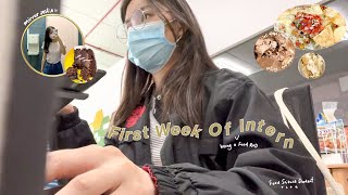 First week of intern vlog  Food Science Student Food Product Development Intern [upl. by Ehcnalb172]