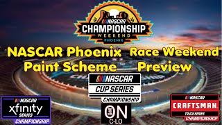 Nascar Phoenix Paint Scheme amp Race Weekend Preview Martinsville Recap NASCAR News amp My Picks [upl. by Akins587]