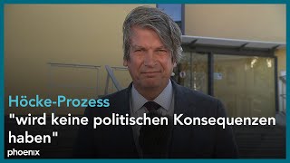 AfDPolitiker Björn Höcke vor Gericht Einschätzungen von Andreas Weise ZDF  140524 [upl. by Allecsirp]