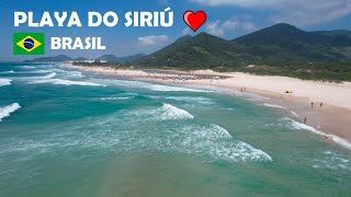 ¿CONOCÉS LA PLAYA DO SIRIU🌊 🌞Una belleza de Brasil 🇧🇷 [upl. by Jillayne135]