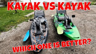 NEW Moken 10 PDL vs FeelFree Flash PDL Battle of the 10 Pedal drive kayaks [upl. by Uyerta226]