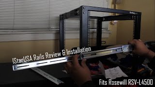 Rails for the Rosewill RSVL4500 IStarUSA TCRail24 [upl. by Soilissav33]