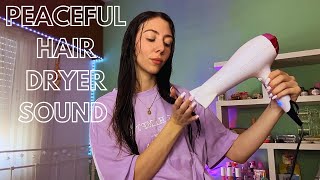 Peaceful  Hair Dryer ASMR Sound 2H [upl. by Merton]