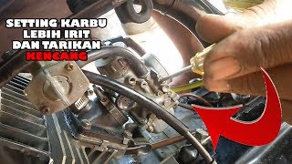 Cara Setting harian karbu RX KING Tarikan enteng dan bertenaga [upl. by Eedahs429]