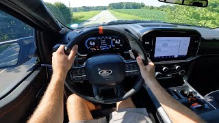 2023 Ford F 150 Raptor R POV Drive Impressions and ASMR [upl. by Lynnelle]