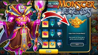 Monster Legends Bonus Daily Egg Lamp  Xandrite Spellbound [upl. by Annirok]