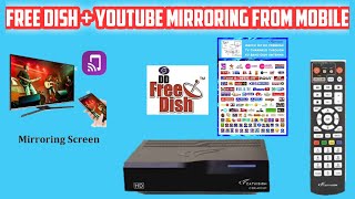 Unboxing  Catvision CSR401HP WIFI media streaming DeviceBlack  Free dish  YouTube streaming [upl. by Sib]