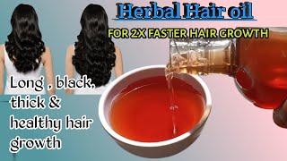 Herbal hair oil for 2x hair growthJatamansiRatanjot hair oil in teluguSuryas food and beauty [upl. by Oirramaj]