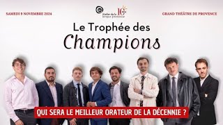 Trophée des Champions déloquence 2024 à AixenProvence [upl. by Lacagnia]