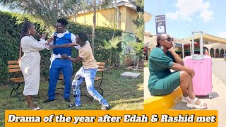 DRAMA😳quotNIPE PESA YANGU HUWEZI KUNICON PESA NA VILE NIMESTRUGGLE USAquot EDAH SPITS FIRE ON RASHID [upl. by Phedra]