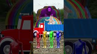 equal dame tu cosita 4 different colors alien dance vs 11 Gta 5 bigfoot amp 11 Pacman [upl. by Dryfoos]