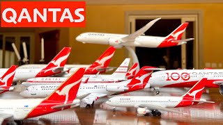 QANTAS  AIRPLANE MODEL COLLECTION [upl. by Fairley]