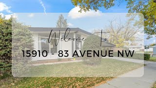 Welcome to 15910 83 Ave NW [upl. by Stoddard]