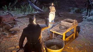 Steal a Gold Nugget from a Gold Prospector in Red Dead Redemption 2 [upl. by Nylaf]