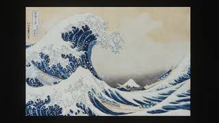 Great Wave by Hokusai animated in 3D [upl. by Gnilhsa]