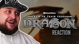 HOW TO TRAIN YOUR DRAGON LIVE ACTION TRAILER REACTION [upl. by Airual]