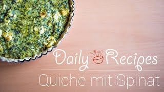 2 Rezept Quiche mit Spinat [upl. by Irme706]