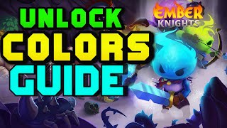 How To UNLOCK All Character Colors In EMBER KNIGHTS [upl. by Allebasi]