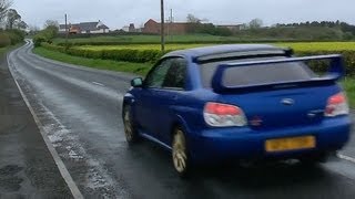 Subaru Impreza WRX STI high speed flyby [upl. by Akienahs]