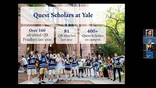 Yale QuestBridge Virtual Session for Finalists  2022 [upl. by Esiuolyram]