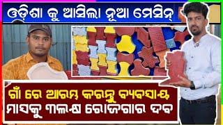 ଏହି ବ୍ୟବସାୟ ପ୍ରତିଦିନ ପଇସା ରୋଜଗାର  Paver Block Making Machine in Odisha Cement Tiles Making business [upl. by Ayotnahs45]