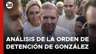 🚨 El análisis de Andrés Repetto tras la orden de detención a Edmundo González Urrutia en Venezuela [upl. by Irene]