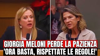 GIORGIA MELONI PERDE LE STAFFE IN DIRETTA BASTA CATE – SCONTRO DURO CON LA GIORNALISTA [upl. by Sihun]