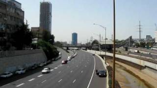 Israels Memorial Day Siren Ayalon highway [upl. by Suirred401]