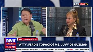 YES YES YO TOPACIO  NOVEMBER 20 2024 [upl. by Arturo]