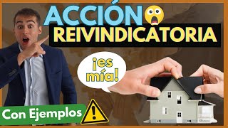 🔵 La Acción Reivindicatoria Con EJEMPLOS Descubre todo sobre esta en 6 minutos [upl. by Tiram]