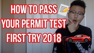 How To Pass Your Permit Test First Try 2018 [upl. by Hazaki]