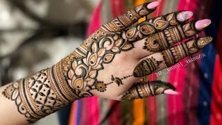 Back Hand Mehndi Design Easy Designtheartgallery07 [upl. by Alhsa112]