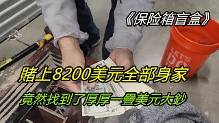 保險箱尋寶：賭上8200美元全部身家，竟然找到了厚厚一疊美元大鈔 [upl. by Groark984]