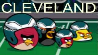 Angry Birds Philadelphia Eagles Cleveland 1 Level 1 [upl. by Mount]