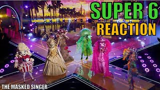 The Masked Singer Season4 Episode10 SUPER 6 Reaction [upl. by Yblek]