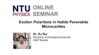 Exciton Polaritons in Halide Perovskite Microcavities [upl. by Laughton344]