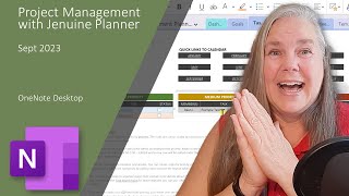 OneNote Project Management Planner by Jenuine Studios [upl. by Carbrey]