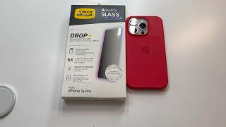 OtterBox Amplify Glass Privacy Guard for iPhone 14 pro review [upl. by Rome]