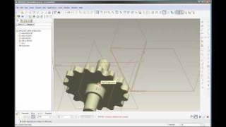 Sprocket mechanism with ProE WildFire 40 [upl. by Bullion194]