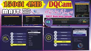 1506T New Software 2024 Lovely Blue Menu With DQCAM Option 1506 1506t dqcam wifi 1506tsoftware [upl. by Hcahsem]