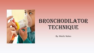 Houseman preparation procedures Bronchodilator technique  how to use MDI  spacer Easyhaler [upl. by Ferris]