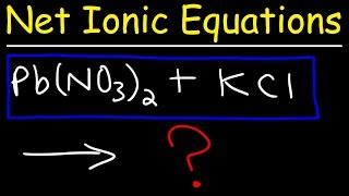 How To Write Net Ionic Equations In Chemistry  A Simple Method [upl. by Waligore]