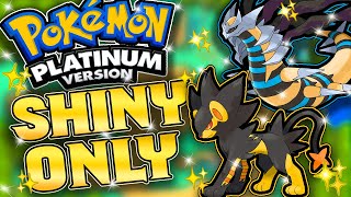 Pokémon Platinum Hardcore Nuzlocke SHINIES ONLY [upl. by Nonrev]