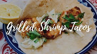 Delicious Grilled Shrimp Taco With Creamy Cilantro Dressing Recipe [upl. by Airlie]