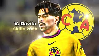 Así Juega Víctor Dávila • Nuevo Refuerzo del Club América • Skills 2024 [upl. by Eyram]